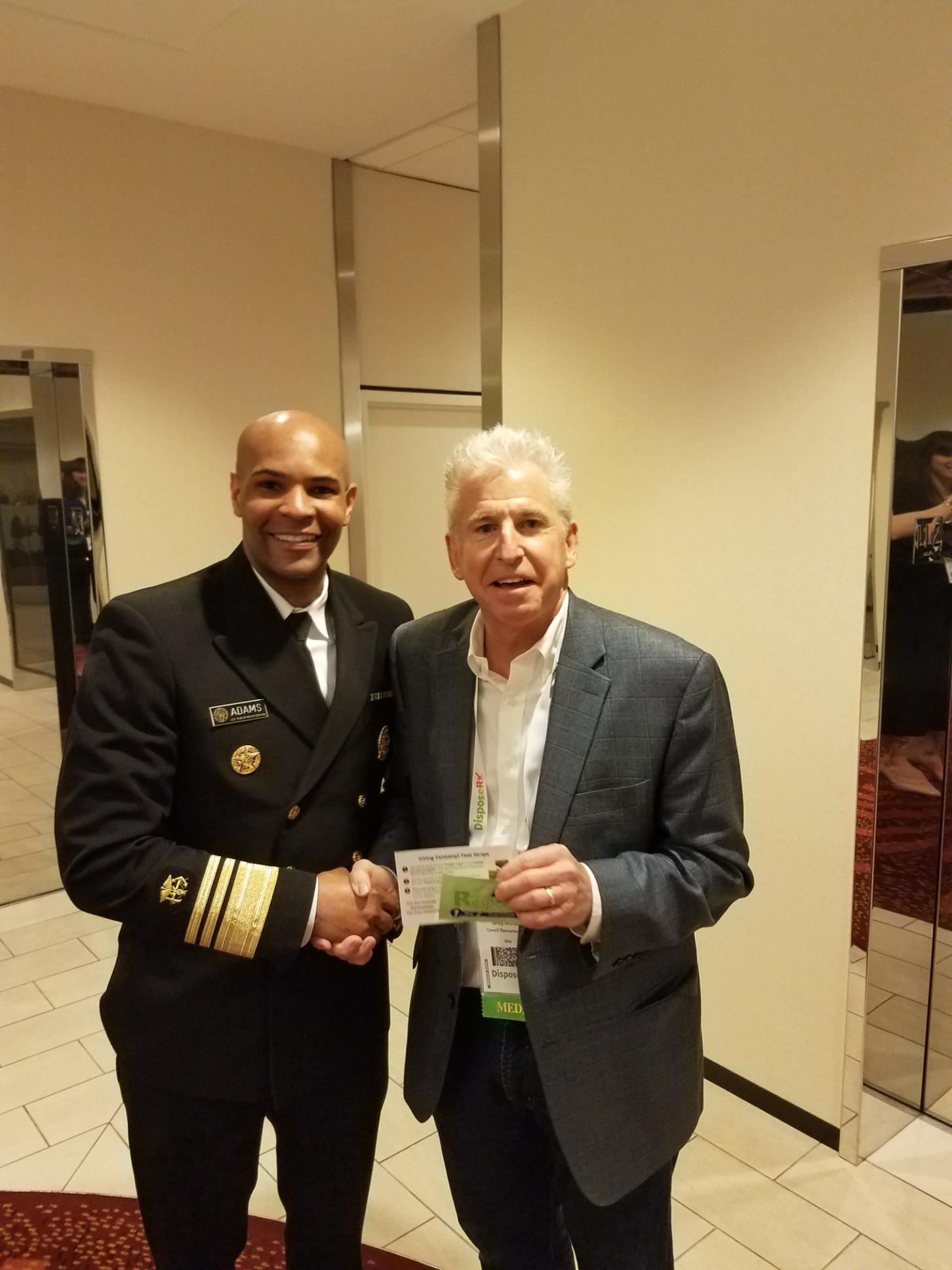 Surgeon General and Greg at Rx Summit 2018